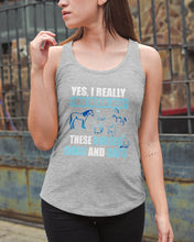 Load image into Gallery viewer, I Do Need All These Horses Dogs And Cats Ladies Flowy Tank
