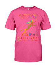 Load image into Gallery viewer, Assuming I'm Just An Old Lady Was Your First Mistake Guys Tee
