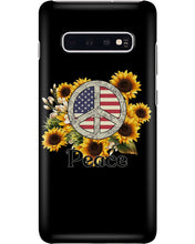Load image into Gallery viewer, Peace Sign Sunflower Birthday Gift For Girls Phone case
