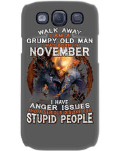 Load image into Gallery viewer, Walk Away I Am A Grumpy Old Man Who Was Born In November Birthday Gift Phone case
