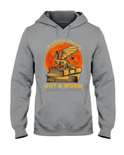 Load image into Gallery viewer, I'm A Book Dragon Not A Worm Gift For Dragon Lovers Hoodie
