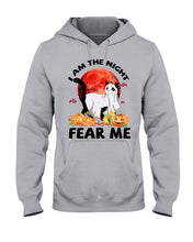 Load image into Gallery viewer, I Am The Night Fear Me Ghost Cat Gift For Cat Lovers Hoodie
