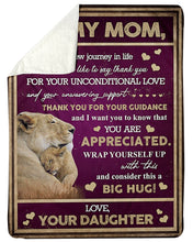 Load image into Gallery viewer, Daughter Gift For Mom Wrap Yourself Up With This Blanket Sherpa Blanket
