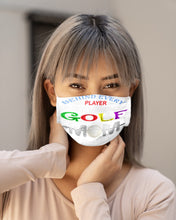 Load image into Gallery viewer, Golf Who Believes In Herself Gift For Sport Lovers Cloth Face Mask
