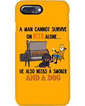 Load image into Gallery viewer, A Man Loves Beer And Dachshund Gift For Dog Lovers Phone case
