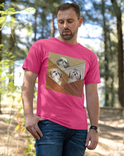 Load image into Gallery viewer, Three Cute Shih Tzu In Bag Gift For Dog Lovers Guys Tee
