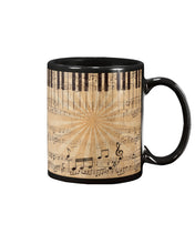 Load image into Gallery viewer, Vintage Design Piano Song Gift For Music Lovers Mug
