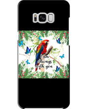 Load image into Gallery viewer, Scarlet Macaw With Butterflies I Am Always With You Gift For Lover Phone case
