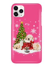 Load image into Gallery viewer, Funny Golden Retrievers Sleep In Red Boots Gift For Dog Lovers Phone case
