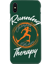 Load image into Gallery viewer, Running Cheaper Than Therapy Gift For Running Lovers Phone case
