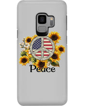 Load image into Gallery viewer, Peace Sign Sunflower Birthday Gift For Girls Phone case
