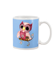 Load image into Gallery viewer, Lovely Tote Bag Owl Perchs On Branch Gift For Owl Lovers Mug
