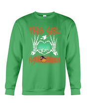 Load image into Gallery viewer, This Girl Loves Halloween Gift For Girls Sweatshirt
