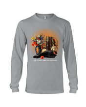 Load image into Gallery viewer, Black Cat Life Is Better With Books Gift For Cat Lovers Unisex Long Sleeve

