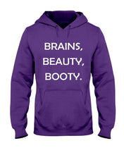 Load image into Gallery viewer, Brains Beauty Booty Special Custom Design Hoodie
