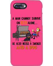Load image into Gallery viewer, A Man Loves Beer And Dachshund Gift For Dog Lovers Phone case
