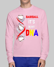 Load image into Gallery viewer, Baseball Be My DNA Gift For Sport Lovers Unisex Long Sleeve
