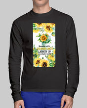 Load image into Gallery viewer, Someone With Childhood Cancer Lights Up My Whole World Trending Unisex Long Sleeve
