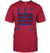 Load image into Gallery viewer, New Order Facd 501981 Movement Simple Unique Custom Design Guys Tee

