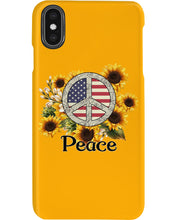 Load image into Gallery viewer, Peace Sign Sunflower Birthday Gift For Girls Phone case
