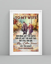Load image into Gallery viewer, Go Fishing You Are My Queen Forever Grumpy Old Husband Gift For Wife Vertical Poster
