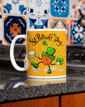 Load image into Gallery viewer, Basketball Saint Patrick's Day Gift For Basketball Lovers Mug
