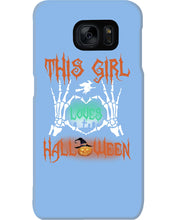 Load image into Gallery viewer, This Girl Loves Halloween Gift For Girls Phone case
