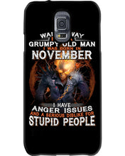 Load image into Gallery viewer, Walk Away I Am A Grumpy Old Man Who Was Born In November Birthday Gift Phone case
