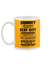 Load image into Gallery viewer, Gift For Husband Taken By A November Sexy Wife Who Happens To Cuss A Lot Mug
