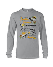 Load image into Gallery viewer, My Only Sunshine Make Me Happy Special Custom Design Unisex Long Sleeve
