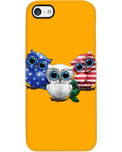 Load image into Gallery viewer, Lovely Phone Case Three Owl With US Flag Gift For Owl Lovers Phone case
