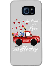 Load image into Gallery viewer, All I Need Are Love And Hockey Gift For Hockey Players Phone case
