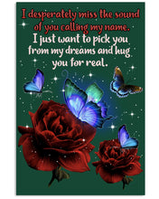 Load image into Gallery viewer, Butterfly Calling My Name Gift For Lover Vertical Poster
