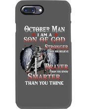 Load image into Gallery viewer, October Man Son Of God Birthday Meaningful Gift For Men Phone case
