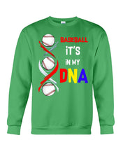 Load image into Gallery viewer, Baseball Be My DNA Gift For Sport Lovers Sweatshirt
