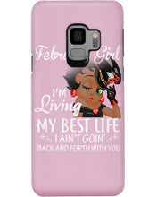Load image into Gallery viewer, Betty Boop February Girl Living My Best Life Birthday Meaningful Gift Phone case
