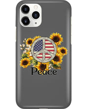 Load image into Gallery viewer, Peace Sign Sunflower Birthday Gift For Girls Phone case
