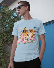 Load image into Gallery viewer, Pekingese With Peonies Gift For Dog Lovers Guys Tee
