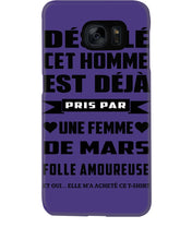 Load image into Gallery viewer, Désolé Cet Homme Est Déjà Pris Par Une Femme De Mars Birthday Gift Phone case
