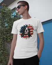 Load image into Gallery viewer, English Cocker Spaniel US Sunflower Gift For Dog Lovers Guys Tee
