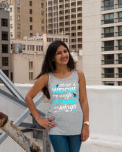 Load image into Gallery viewer, I'm A Wife Husband With Wings Trending Ladies Flowy Tank
