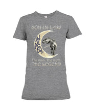 Load image into Gallery viewer, I Love You To The Moon And Back Gift For Son-In-Law Ladies Tee
