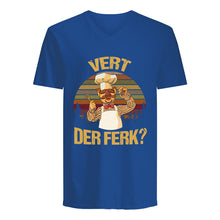 Load image into Gallery viewer, Vert Der Ferk Retro Vintage Gift For Cook Lovers Guys V-Neck
