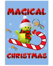 Load image into Gallery viewer, Tennis Players Magical Christmas Snowman Gift For Women Vertical Poster

