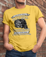 Load image into Gallery viewer, Shes Stubborn Messy And A Brat At Times Black Gift For Husband Guys Tee
