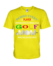 Load image into Gallery viewer, Golf Who Believes In Herself Gift For Sport Lovers Guys V-Neck

