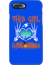 Load image into Gallery viewer, This Girl Loves Halloween Gift For Girls Phone case
