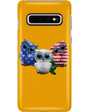 Load image into Gallery viewer, Lovely Phone Case Three Owl With US Flag Gift For Owl Lovers Phone case
