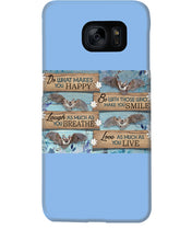 Load image into Gallery viewer, Do What Makes You Happy With Bats Gift For Girls Phone case
