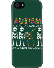 Load image into Gallery viewer, Autism It's A Different Ability Gift For Autism People Phone case
